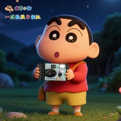 蜡笔小新  迷你数码相机盲盒  TC08