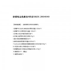 舒蕾烁金洗漱包9件套 XRZX-2604040