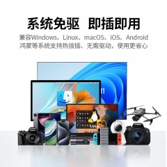 UGREEN绿联 多功能读卡盒 CM856