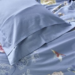 富安娜(FUANNA)  纯棉四件套-柳若浮烟203*229cm