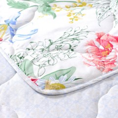 富安娜(FUANNA)  七孔抗菌印花夏被-巧若芙蓉203*229cm（370g）