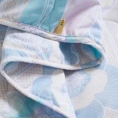富安娜(FUANNA)  清凉七孔抗菌夏被-沁·叶语 203*229cm(370g)