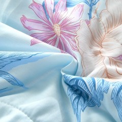 富安娜(FUANNA)  纯棉七孔抗菌夏被-浅笑沐歌203*229cm(370g)