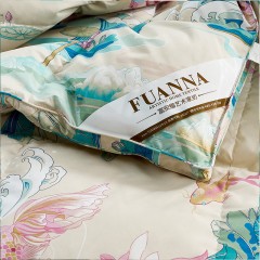 富安娜(FUANNA) 周年纪念款-忆·时光鹅绒被203*229cm(1400g)